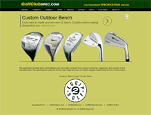 Tablet Screenshot of golfclubspec.com
